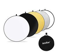 Godox 5 en 1 Plegable Ronda Reflector Difusor de Flash de Estudio de Discos para Varias Fotos RFT05-80cm (RFT05-80cm)