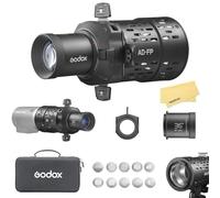Godox AD-FP-36° Proyector Flash AD-FP 36 para Flashes Speedlite con Montura-Godox,con 4 Palas Obturación Integradas,Rotación 360°,Montura EF,Compatible con GodoxAD300 Pro/AD300 Pro II/AD400 Pro II