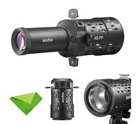 Godox AD-FP-50 Flash Projector, Lente de Proyección de 50mm, Compatible con Godox AD200/AD300/AD400/AD600, Lente de Distancia Focal Media para Efectos GOBO Versátiles, Fotografía de Estudio