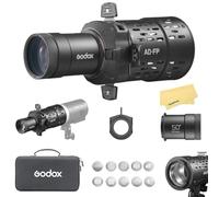 Godox AD-FP-50° Proyector Flash AD-FP 50 para Flashes Speedlite con Montura-Godox,con 4 Palas Obturación Integradas,Rotación 360°,Montura EF,Compatible con GodoxAD300 Pro/AD300 Pro II/AD400 Pro II
