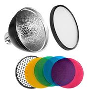 Godox AD-S2 Kit de reflector estándar con AD-S11 Gel de color suave difusor para flash estroboscópico Godox AD200 AD200Pro AD360 AD360II