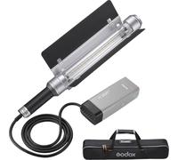 Godox AD-S200 Stick Flash Head 200W 5800K para flashes de bolsillo AD200 y AD200Pro con puerta de granero, soporte de metal AD-E2 y bolsa de transporte