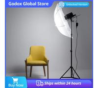 Godox AD-S5 Paraguas Reflector Suave Plegable de 37 "94 cm para Godox Witstro AD180 AD360 Flash Speedlite Blanco AD-S5