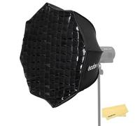 Godox AD-S65W 25.6inch/65cm Portable Umbrella Softbox with Godox Mount,Compatible con AD400Pro AD300Pro Flash Estroboscópico (Interior Blanco)