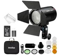 Godox AD100 Pro II AD100Pro II AD100Pro II AD100ProII flash estroboscópico con kit AK-R1, sistema X de 2.4 GHz + módulo de 433 MHz/LED de 2 W/10 niveles de brillo/490 pops de potencia completa/tiempo