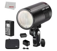 Godox AD100Pro - Flash de bolsillo 100 W, TTL, 2,4 G, HSS, 1/8000s con batería de litio de 7,2 V/2600 mAh Lithium Battery, 360 disparos de flash a plena potencia, 0,01-1,5 s.