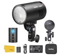 Godox AD100ProII AD100Pro II Pocket Flash, 100Ws 2.4G inalámbrico 1/8000s HSS, 3300mAh Li-Ion Batería, 490 Flash Máxima Potencia compatibles con Nikon Canon Sony Fuji Olympus Panasonic etc Camera