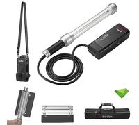 GODOX AD200 Pro AD200Pro con Godox AD-S200 Stick Flash Head+Barndoor+CB57 Bolsa de transporte, 200Ws 2.4G TTL Flash estroboscópico, 1/8000 HSS, 500 flashes de potencia completa, reciclaje de 0.01-1.8s