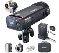 Godox AD200 Pro II GODOX AD200Pro II Flash, Flash HSS 2.4 G, Reciclado 0.01-1.8 s, batería de 2980 mAh, 500 Destellos a Plena Potencia, sincronización One-Tap con X3 (GODOX AD200Pro Ajustado a