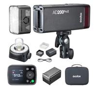 Godox AD200Pro II AD200ProII Flash para Exteriores Flash Flashgun 200Ws 2.4G TTL, 500 Flashes con Flashgun de Bolsillo de Gran Potencia para Canon,Sony,Nikon,Fuji,Olympus,Panasonic(AD200Pro Upgraded)
