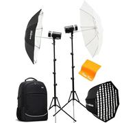 Godox AD300Pro AD300 PRO - Mochila con dos flashes TTL 2,4 G 300 W 1/8000 HSS, 0,01-1,5 s reciclaje, 320 Ws, batería