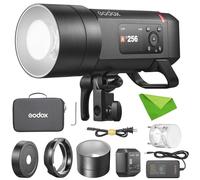 GODOX AD400 Pro II 400W 2,4G TTL 1/8000 HSS Flash Exteriores,Tiempo Recarga de 0,01-1s,Batería 21,6V/2600mAh,460 Flashes a Máxima Potencia para Canon,Sony,Nikon,Fuji,Olympus,Panasonic etc.Cámaras