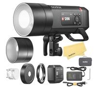 GODOX AD400 Pro II 400Ws Cámara Flash,2,4G TTL 1/8000 HSS,Batería de 21,6V/2600mAh,Ciclo de Reciclaje 0,01-1s,460 Flashes a Máxima Potencia,para Canon Sony Nikon Fujifilm Olympus Panasonic etc Cámaras