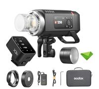 Godox AD400 Pro II AD400PRO II 400WS Flash con Disparador X3-F para Fujifilm, GN72, Lámpara de Modelado de Bicolor de 30W, 460 Flash de Potencia Completa, Tiempo de Reciclaje de 0.01-1,1/8000 HS