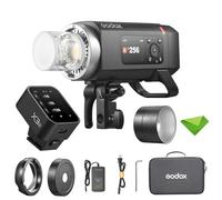Godox AD400 Pro II Flash de 400 W con Disparador X3-N para Nikon, GN72, lámpara de Modelado Bicolor de 30 W, Flash de máxima Potencia de 460 W, 0,01-1 s, HSS 1/8000, luz estroboscópica para Nikon