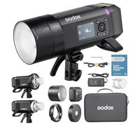 Godox AD400Pro II AD400ProII 400Ws TTL Todo-en-Uno Aire Libre Flash | GN72 1/8000 HSS，Alimentado por batería con batería de Litio，0.01-1s Tiempo de Reciclaje Compatible con Canon Nikon Sony