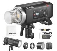 Godox AD400ProII AD400 Pro II Flash de 400Ws para Fotografía,Flash Exterior AD400Pro II TTL GN72 HSS 1/8000s,Tiempo de Recarga de 0.01-1s, 2.4G Inalámbrico X con Lámpara LED de 30W,Batería de 2600mAh