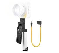 Godox AK-B02 V-Mount Battery Handgrip con Cable D-Tap a 2.5mm DC, Compatible con Las Luces de Video Godox ML100BI ML100R y Godox ML60IIBi LED