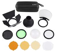 Godox AK-R1 - Kit de accesorios para flash de bolsillo compatible con Godox V1 Flash Series, V1-S V1-N V1-C, etc. Flash redondo, uso Godox H200R cabezal de flash redondo compatible con AD200 AD200 Pro