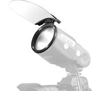 Godox AK-R12 Tarjeta de rebote, compatible con Godox V1 Flash Series, V1-S, V1-C, V-1N, uso con cabeza de flash redonda Godox H200R, AD200 Pro, AD200