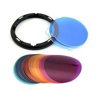 Godox AK-R16 - Juego de difusor de gel con efecto de color V11C para Godox V1-C, V1-N, V1-S Speedlite, AD200, AD200PRO con cabezal de flash H200R (15 colores, 30 piezas)