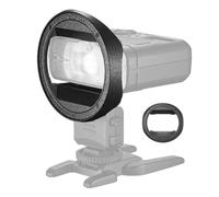 GODOX Anillo Adaptador Redondo MF-CB para Flash Macro MF12, Compatible con el Kit de Accesorios AK-R1 y Godox MF-T76, Permite el Montaje de modificadores de luz de Cabeza Redonda