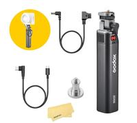 GODOX BG02 Empuñadura de Batería,14.4V 6600mAh Batería de Litio con D-Tap y Cable USB-C para AD200 AD200Pro AD200ProII AD300 Pro Flash de Cámara,para ML100BI ML100R FH50Bi FH50R Luz de Vídeo LED