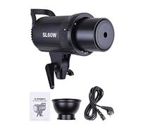 Godox - Bombilla SL-60 W 5600 K, alta potencia LED para luz, vídeo, con mando a distancia, con Bowens Mount para estudio de fotografía o grabación, versión blanca