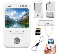 Godox Cámara de visor transparente C100 con tarjeta TF de 16 GB | Teléfono compartido OTG, medidor de luz integrado, modos de foto/video, cuatro relaciones de aspecto
