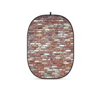 Godox CBA-WB - TelÃ³n de fondo plegable - Pared de ladrillo No. 8