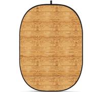 Godox CBA-WW - TelÃ³n de fondo plegable - Pared de madera NÂº 2