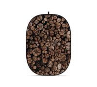 Godox CBA-WW - TelÃ³n de fondo plegable - Pared de madera No. 10