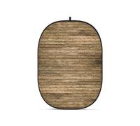 Godox CBA-WW - Telón de fondo plegable - Pared de madera Nº 4