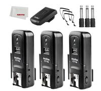 GODOX CT 16 CT-16 Trigger 16 Channels Wireless Radio Flash Transmitter+3pcs Receiver Set Compatible con Canon Nikon Pentax DSLR cámara