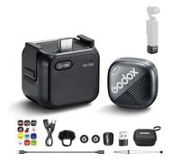 GODOX Cube-OP3 Inalámbricos Micrófonos | Reducción de Ruido de Modo Dual, Transmisión Inalámbrica de 2.4G,200m Compatible con DJI Osmo Pocket3