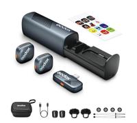 GODOX Cube-SC Kit2 Micrófono para Android Smartphone | 2.4G Inalámbrico Mini micrófono,Tipo C,Cancelación de Ruido, Calidad de Audio de 48 kHz/24 Bits, Duración de 30 Horas