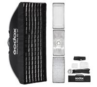 Godox EazyFlow Quick-Release Softbox, Foltbare Octabox Quick Setup, Bowens Mount Soft Box mit Diffusoren Honeycomb Grid für Studio Streaming Fotografía (Rect 40x90cm)