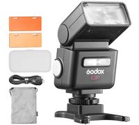 Godox Flash de cámara iT32 + base magnética X5-N compatible con cámaras Nikon, TTL HSS + lámpara LED, X5 sirve zapata + gatillo en una base, (control inalámbrico otros flashes del sistema Godox X)
