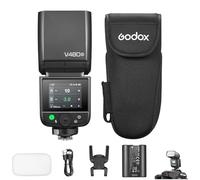 GODOX Flash de cámara TTL V480O, GN50 Speedlite 650, número de flashes 1/8000s HSS 1,7 s, tiempo de recarga, luz LED integrada de 5600 K con difusor, compatible con cámaras Panasonic/Olympus
