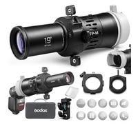 Godox FP-M-19 - Proyector de flash para flash de cabeza rectangular (19° para AD200 Pro II V860III V860II TT685 TT685II TT600 AD200Pro H200 H200II, giratorio 360°, obturador de 4 alas
