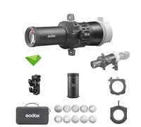 Godox FP-R-19 Proyector de Flash, Accesorio de Proyección para Flashes de Cabeza Redonda, Montura EF, Lente de Proyección de 19°, Accesorio para Flashes Godox V100, V1, V1 Pro, AD100 Pro, AD100 Pro II