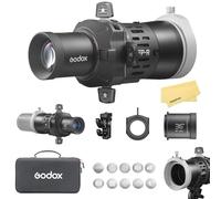Godox FP-R-36 Proyector Flash para Flashes Speedlite de Cabeza Redonda,Incluye 4 Aletas Recorte Integradas,Rotación 360°,Lentes EF,con Godox V1/V1 Pro/V100/AD100Pro/AD100Pro II/AD200Pro/AD200Pro II