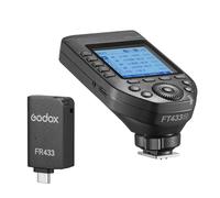Godox FT433-N TTL - Disparador de flash inalámbrico para cámaras Nikon (433 MHz, 2 en 1, 32 canales, con receptor Godox 1/8000s HSS TTL TCM función para Godox AD200ProII AD600ProII AD600BMII (FT433-N)