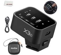 Godox Gatillo X3-C X3C Disparador de Flash, Gatillo Flash inalámbrico TTL de Pantalla táctil, con conversión TCM, batería de Iones de Litio integrada de 3.7 V 850 mAh(Godox X3-C Compatible con Canon)