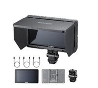 Godox GM6S Pro (con Cable): Monitor 4K HDMI 5.5áctil, 1920x1080 IPS, 2000Nits Ultrabrillante, 170° Visión, Antirreflejo, 3D LUT, E/S HDMI, Alimentación Múltiple, Visera para DSLR