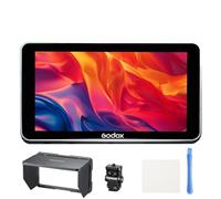 Godox GM6S Pro Kit 1 Monitor de Campo para cámaras DSLR, Pantalla táctil de 5,5 Pulgadas, 2000 nits, Entrada/Salida HDMI 4K, importación de LUT 3D, IPS HD 1920x1080, Captura de Pantalla