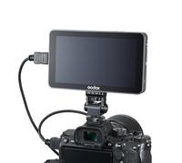 Godox GM6S Pro Monitor de campo de cámara con pantalla táctil de 2000 nits, monitor de control de cámara de 5.5 pulgadas con parasol 4K a 60Hz HDMI, color falso, piel de cebolla, forma de onda, LUT 3D