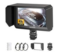 Godox GM7S 4K Táctil Cámara Monito 7 Pulgadas Externo Monitor 1200nit 1920x1200 IPS HDMI 3D LUT con LUT 3D NP-F550 Batería Parasol para Microslr&DSLR para Canon Nikon Sony