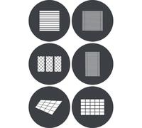 Godox GP-GS4 Gobo Set for G-Mount Spotlight (6-Pack)