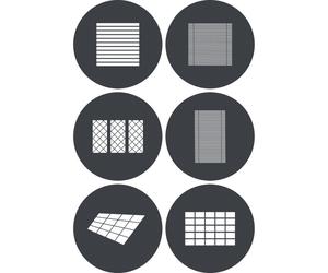 Godox GP-GS4 Gobo Set for G-Mount Spotlight (6-Pack)